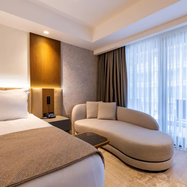 Deluxe, Double Bed, Lateral Side Sea View، Beks Premium Resort and Spa 5/8