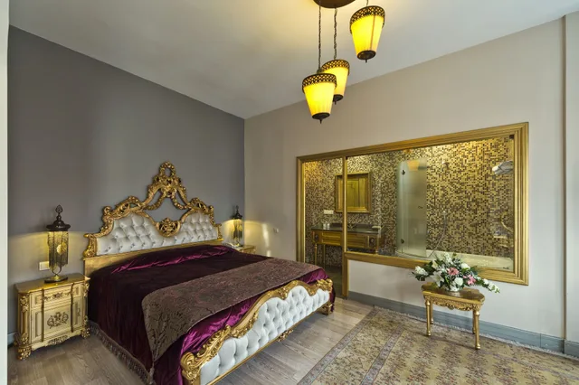 غرفة ديلوكس رباعية بسرير كينج، Sokullu Pasa Hotel - Special Class 1/2