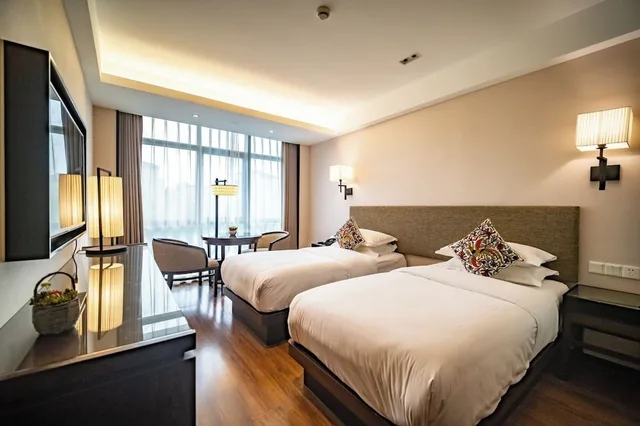 غرفة ديلوكس بسريرين منفصلين، SSAW Boutique Hotel Xuhui Tongwen 2/4
