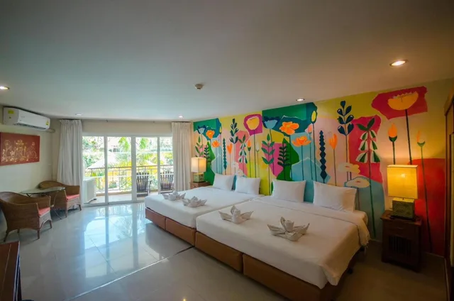 غرفة ديلوكس بسريرين كينج بشرفة، Bella Villa Cabana 2/2
