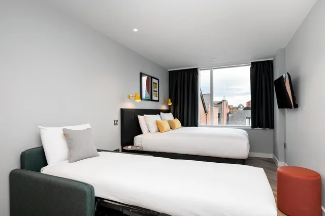 استوديو بسرير كينج، Staycity Aparthotels Dublin City Centre 10/10
