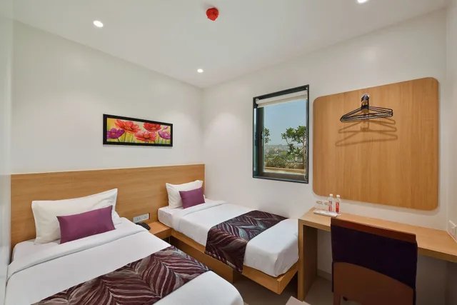 غرفة ديلوكس بسرير فردي، Hotel Leafio Mumbai 2/5