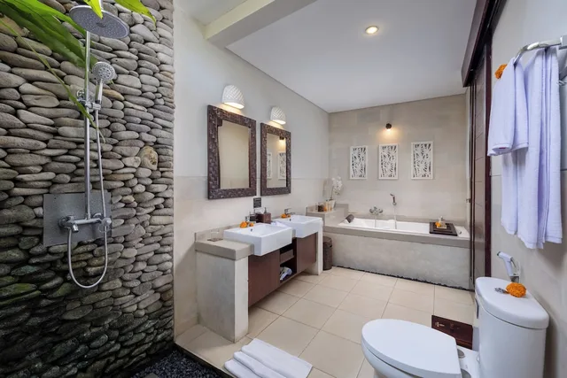 3 Bedrooms, Villa, 2 Double and Twin Beds, Private Pool، Griya Shanti Villas & Spa 3/3