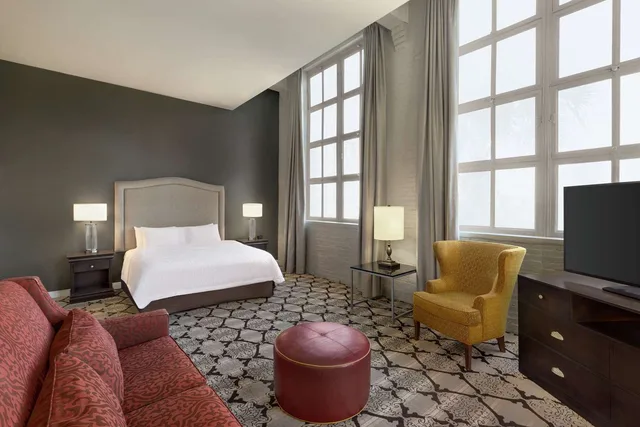 جناح استوديو ديلوكس ركني بسرير كينج بمطبخ، Hampton Inn And Suites New Orleans Conv Center 1/2