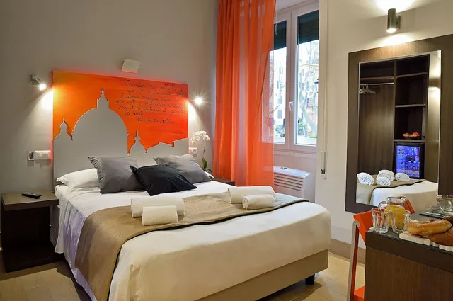 غرفة بسريرين منفصلين، 94rooms Vatican Vigliena 4/10