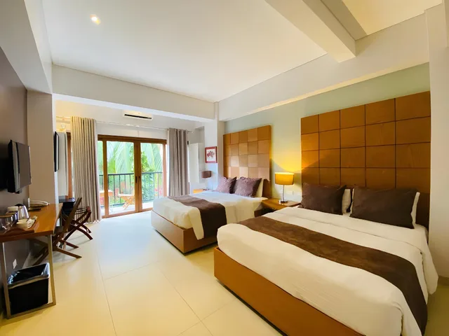 غرفة بريميوم ديلوكس بسرير فردي، Aloha Boracay Hotel 1/2