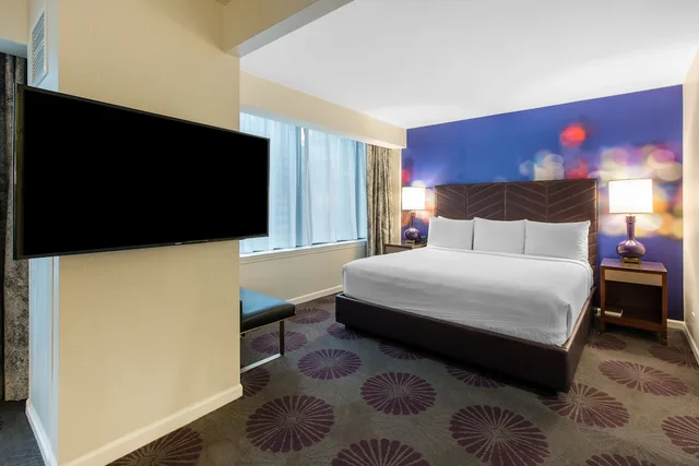 جناح جونيور بسرير كينج بإطلالة على المدينة مع أريكة، The Chicago Hotel Collection Magnificent Mile Hotel and Suites 1/3