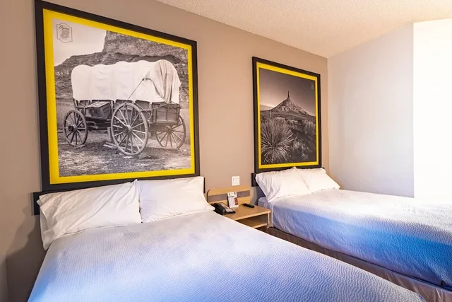 غرفة بسريرين مزدوجين، Motel6 Sidney, NE 1/9