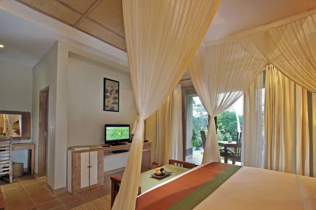 غرفة ديلوكس بسرير فردي بإطلالة على الحديقة، Puri Gangga Resort 6/10