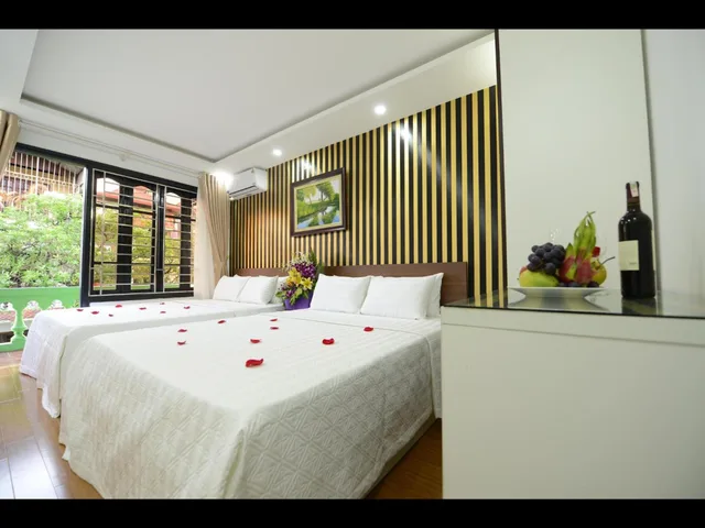 غرفة ديلوكس عائلية بسريرين مزدوجين، Hanoi Golden Hostel 2/2