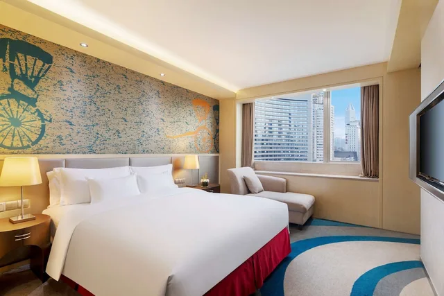 جناح عائلي بسريرين منفصلين مع أريكة، Radisson Collection Hyland Shanghai 2/10
