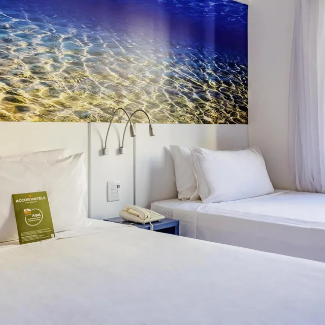 غرفة قياسية بسريرين منفصلين، Mercure Fortaleza Meireles Hotel 3/8