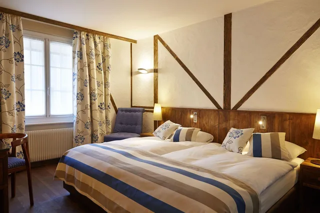 غرفة بسريرين منفصلين بغرفة نوم واحدة، Hotel Adler Zurich 1/2