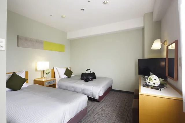 غرفة ركنية بسريرين منفصلين للمدخنين، Hotel Resol Machida 2/5
