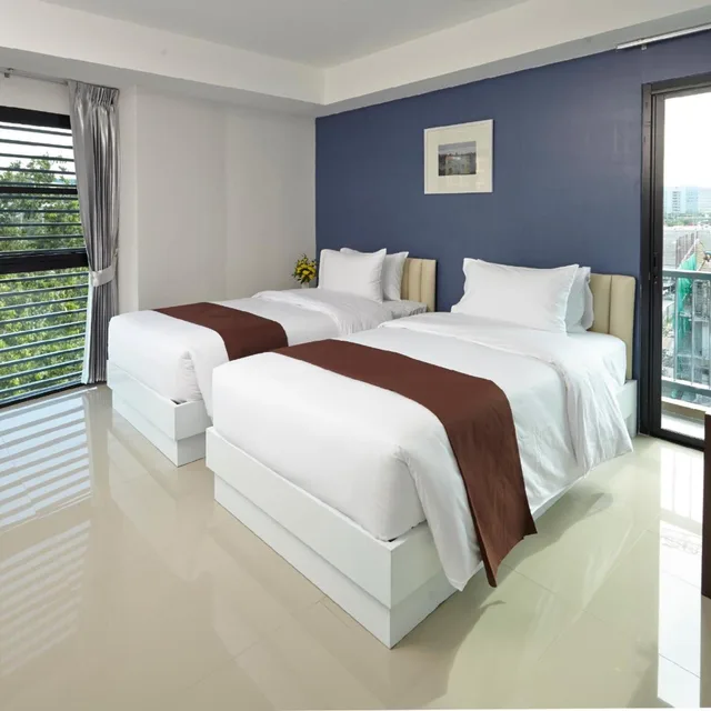 غرفة ديلوكس بسريرين منفصلين، Casa Residence Hotel 2/6