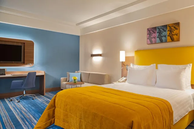 غرفة ديلوكس بسرير كوين، Movenpick Hotel Istanbul Asia Airport 1/9