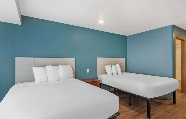 غرفة بسريرين كوين بمطبخ، Studio 6 Extended Stay Little Rock Southwest AR 1/8