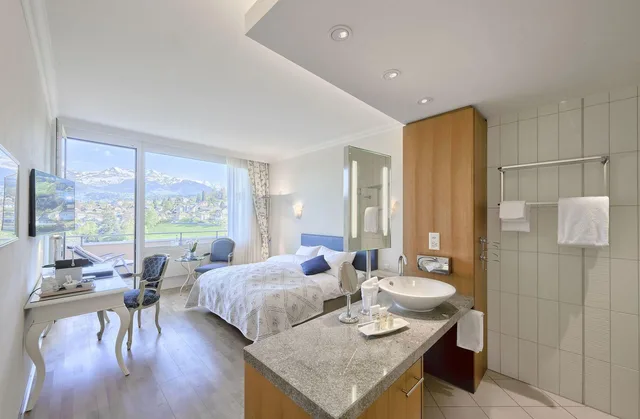غرفة صغيرة، Hotel Eden Spiez Swiss Quality 1/1