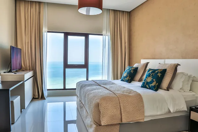 شقة بسرير كينج وسريرين منفصلين وسرير كوين بإطلالة على البحر بـ3 غرف نوم، Lagoona Beach Luxury Resort And Spa 5/6