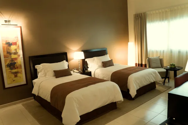 غرفة ديلوكس بسرير كينج لغير المدخنين، Villaggio Hotel and Resort Abu Dhabi 9/10