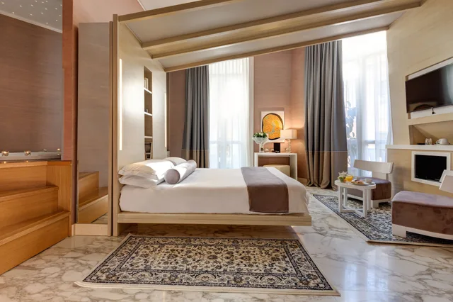 جناح بسرير مزدوج بشرفة، Dharma Luxury Hotel & Spa 6/9
