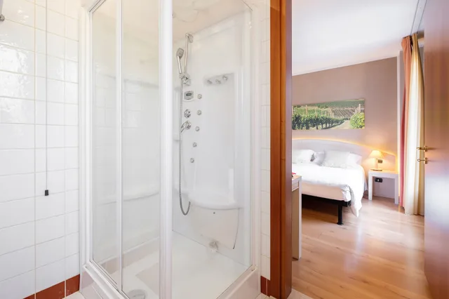 غرفة كلاسيكية بسرير كينج بإطلالة على الجبل، Hotel San Giacomo Sport & Relax 9/9