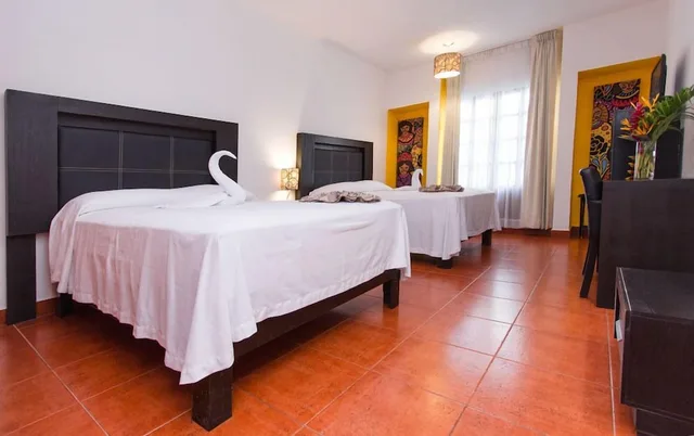 غرفة بسريرين مزدوجين، Santa Cruz Huatulco Hotel 8/10