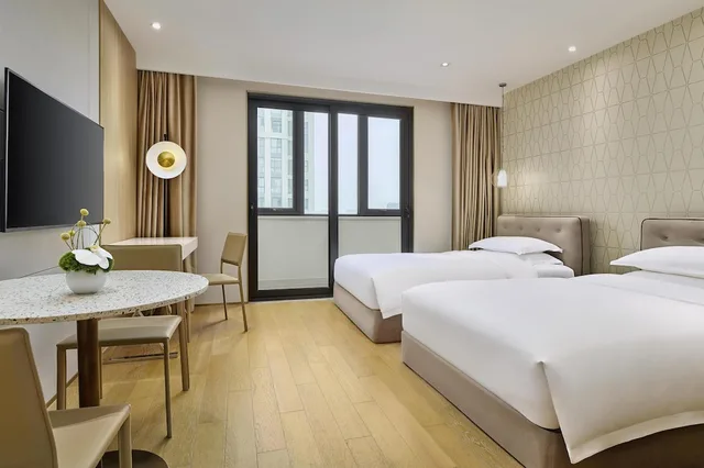 غرفة بسريرين منفصلين، Eature Residences Lingang Shanghai 1/3