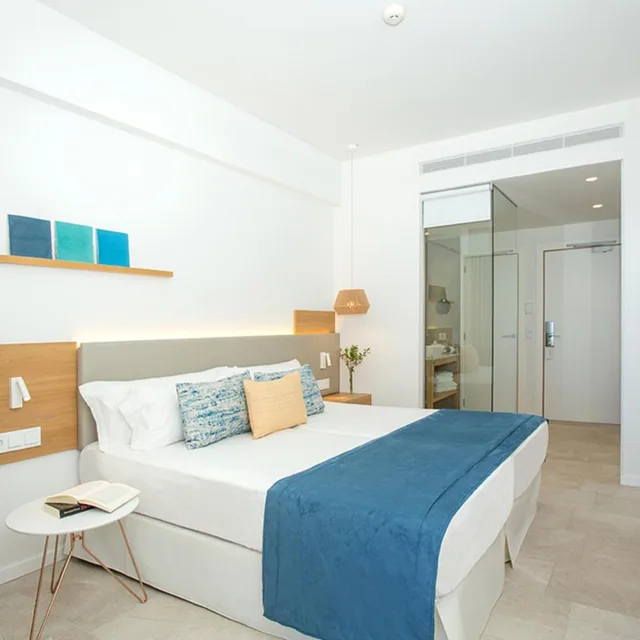 Room, Twin Beds, Lateral Side Sea View، Flamingo 3/8