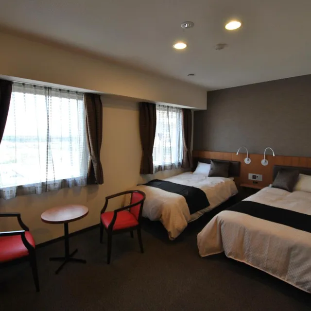 غرفة بسريرين منفصلين للمدخنين، Hotel Mark-1 Tsukuba 1/5