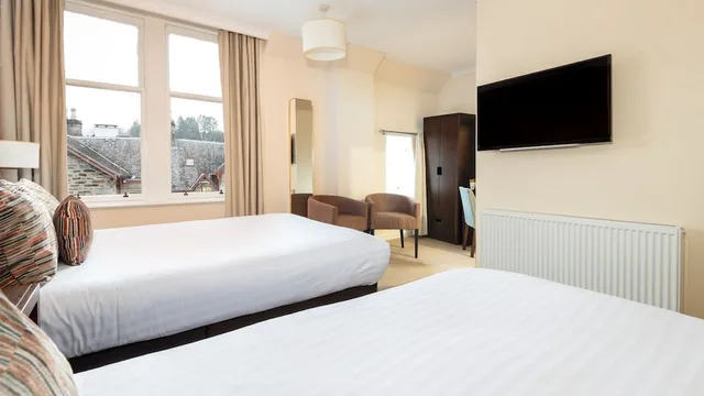 غرفة عائلية بسرير مزدوج وسرير فردي، Scotlands Spa Hotel 5/10