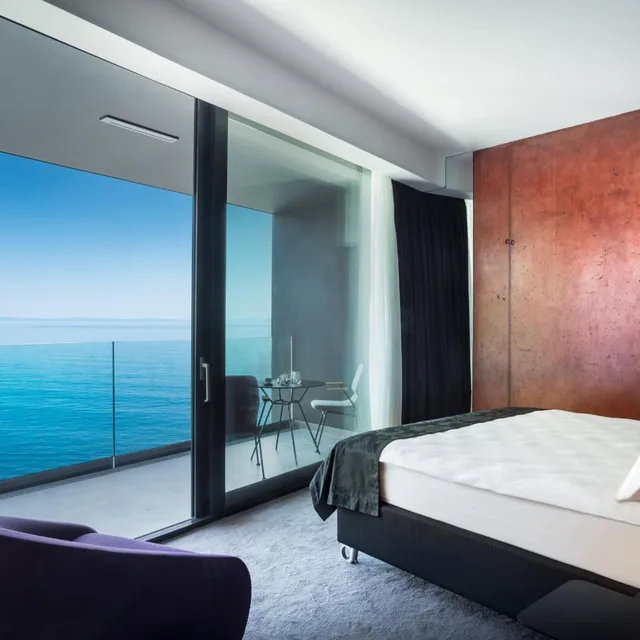 غرفة ديلوكس بسرير مزدوج أو سريرين منفصلين بإطلالة على البحر، Boutique & Design Hotel Navis 8/10
