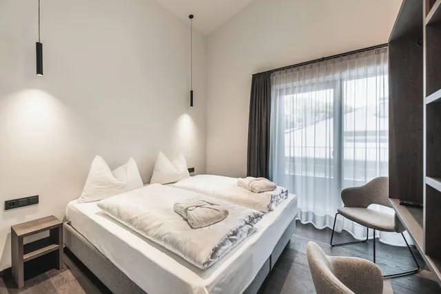 بنتهاوس حصري بسريرين كوين بإطلالة على الجبل بشرفة بغرفتي نوم مع أريكة، Residence Villa Aquila Adler 2/7