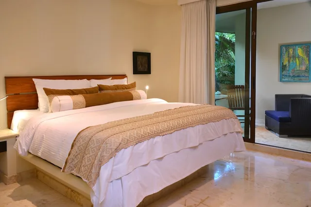 شقة سكنية ديلوكس بسرير كينج وسريرين منفصلين بغرفتي نوم بمطبخ، El Taj Oceanfront & Beachside Condo Hotel 2/10
