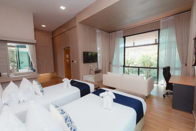 غرفة ديلوكس بسرير مزدوج أو سريرين منفصلين، Tree Scape Retreat Resort 8/10