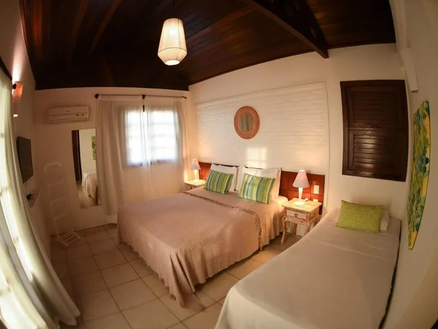 غرفة قياسية ثلاثية بإطلالة على الحديقة، Tibau Lagoa Hotel 1/4