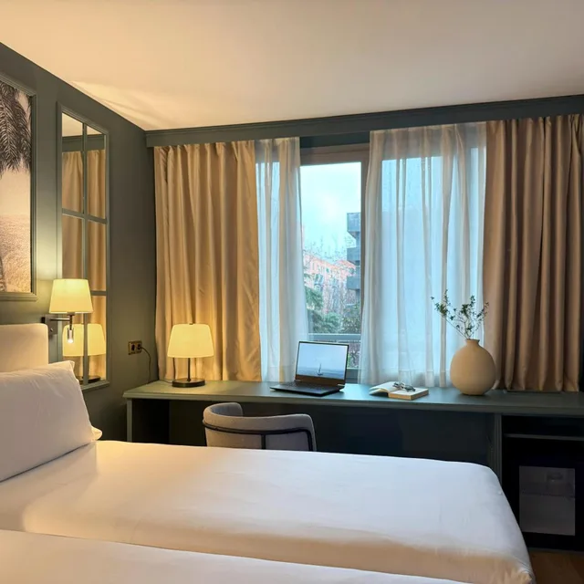 غرفة ديلوكس بسرير مزدوج أو سريرين منفصلين، Luze Castellana Hotel 3/6