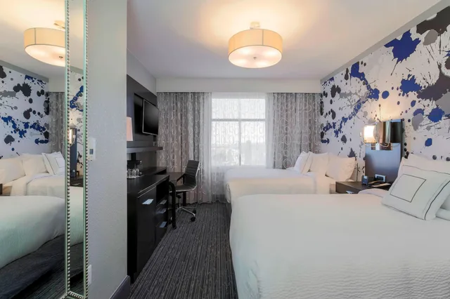 غرفة بسريرين مزدوجين، Courtyard by Marriott San Francisco Union Square 2/7