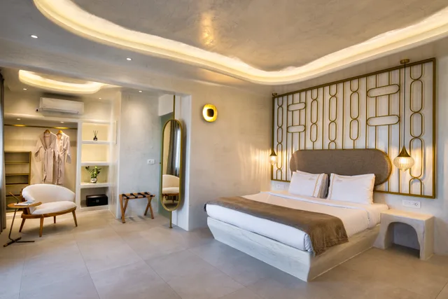 جناح شهر العسل بإطلالة على البحر، Athina Luxury Suites 3/10