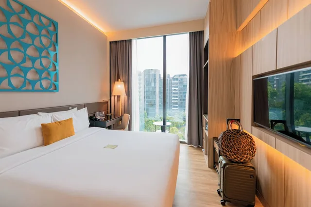 غرفة بريفيليج بسرير كينج، Mercure Singapore On Stevens 1/10