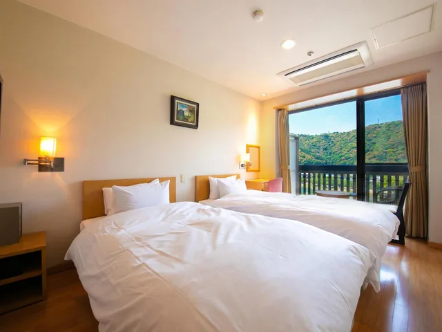 غرفة بسريرين منفصلين، Iwakuni Kokusai Kanko Hotel 1/1