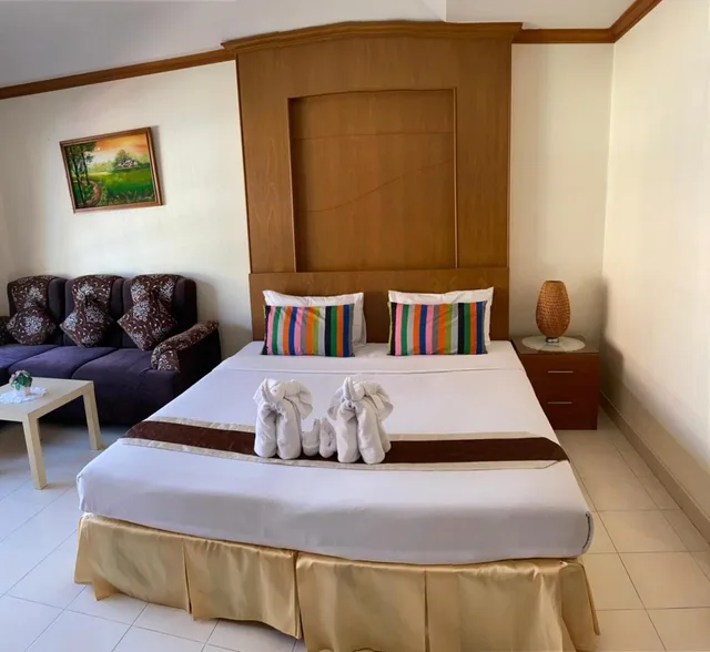 غرفة سوبيريور ديلوكس بسرير مزدوج أو سريرين منفصلين، Seaview Hotel Sriracha 1/10