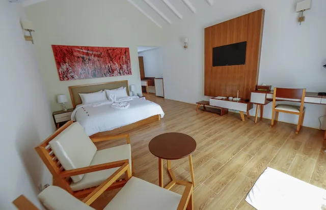 Deluxe, King Bed, Beach Front, Sea View، Hondaafushi Island Resort 6/10