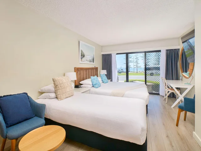 غرفة بسريرين منفصلين بإطلالة على البحر، Ibis Styles Port Macquarie 4/7