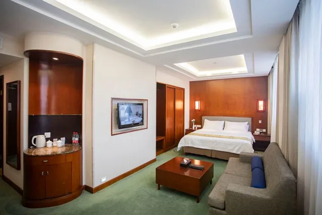 غرفة سوبيريور تنفيذية بسرير مزدوج، Jade Garden Hotel Beijing 3/7