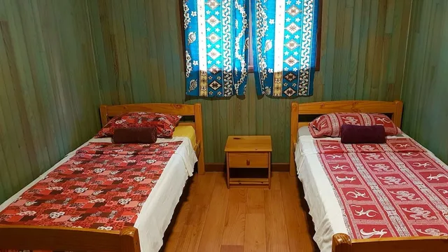 غرفة قياسية بسريرين منفصلين، Moorea Surf Bed And Breakfast Hostel 1/2