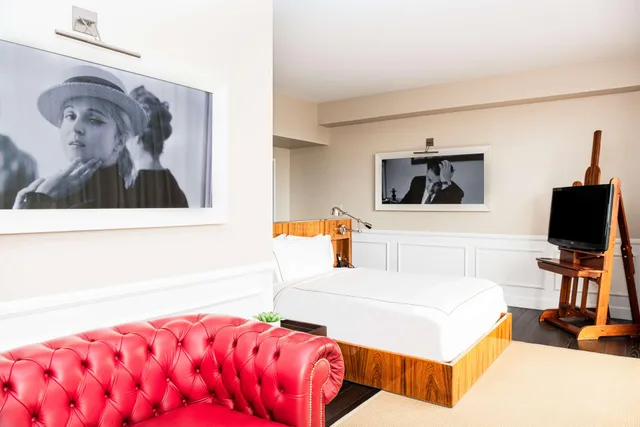 استوديو بسرير كوين بإطلالة على المدينة، Cameo Beverly Hills, LXR Hotels & Resorts 2/2