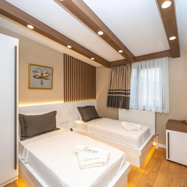 غرفة ديلوكس بسرير مزدوج أو سريرين منفصلين، Hotel Grand Istanbul 1/5
