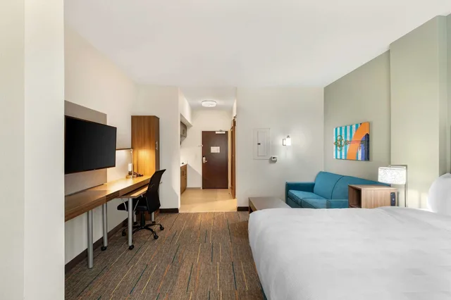 جناح بسرير كينج مع أريكة لذوي الإعاقة، Mainstay Suites Lancaster Dallas South 3/10