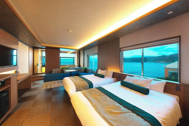 Special, Aoi, Futon Bed, Twin Beds, Ocean View، Senoumi 1/1